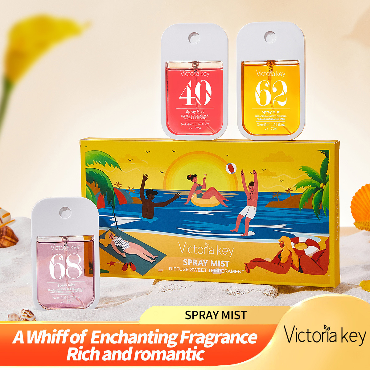 Perfume popular transfronterizo de gran venta, sin alcohol, fragancia frutal, perfume para mujer, perfumes al por mayor