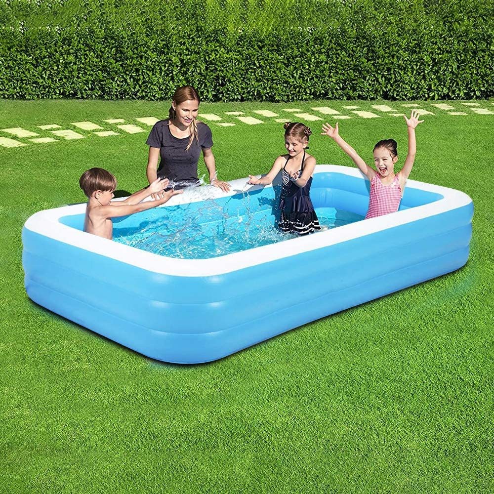 Inflatable swimming pool PVC, toy for adults for swimming, increased thickness 3
