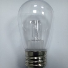 led球泡外壳厂家 S14泡壳中间配导光柱配件 LED照明灯泡罩HY-9334