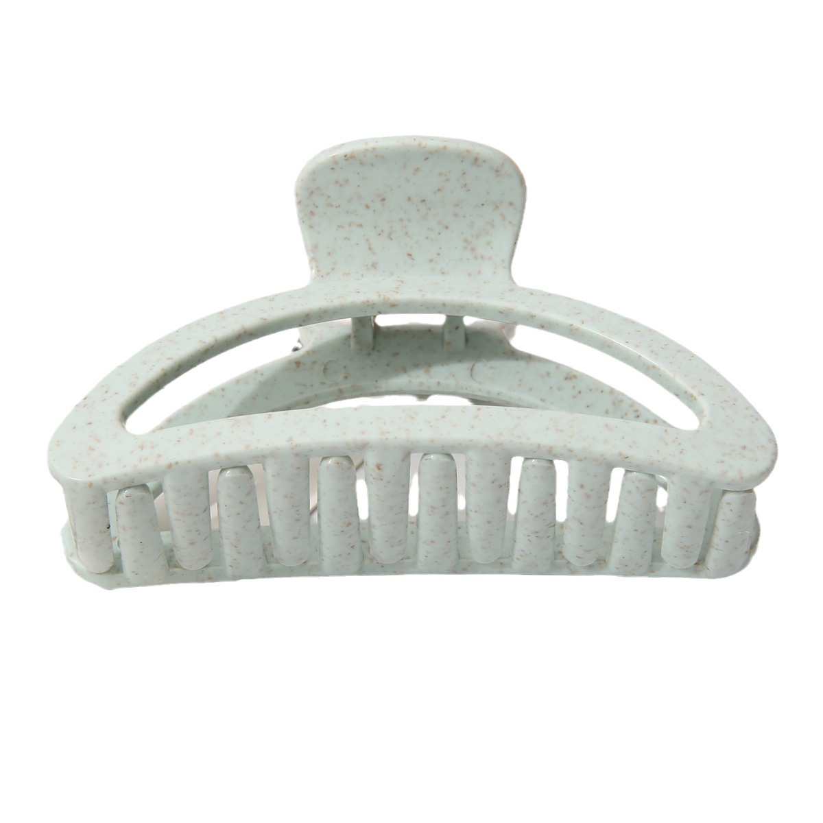 Venta caliente transfronteriza paja de trigo Morandi grab clip arco hueco cabeza de tiburón clip material degradable horquilla