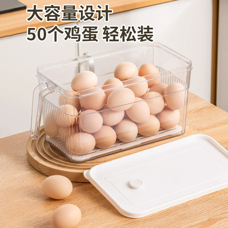 Egg storage box refrigerator egg storage box large capacity transparent egg box fresh storage box sorting box
