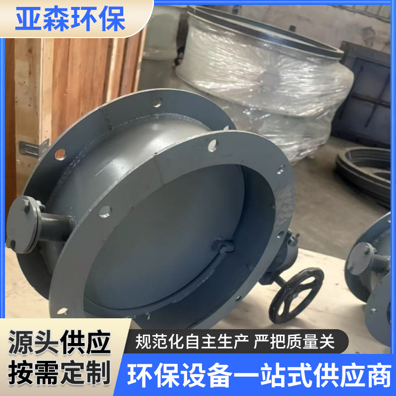 厂家直供气动通风管道圆形蝶阀厂家批发矩形高温风门手动挡板门加