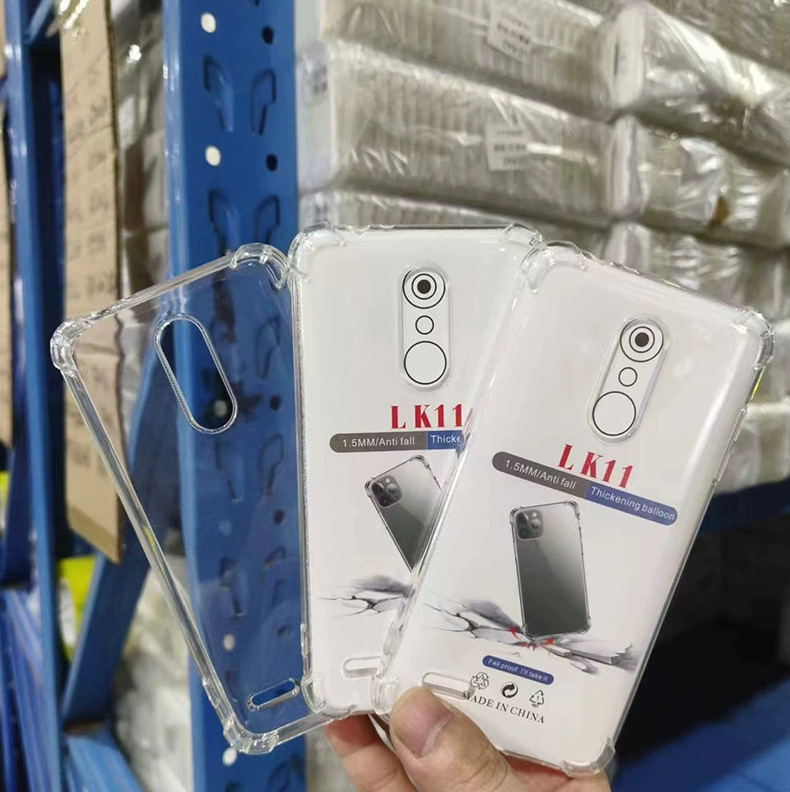 Lg K62 Four-Corner Anti-Drop Transparent Tpu Airbag Phone Case Velvet 5G/G900Em/V60/K11/K1