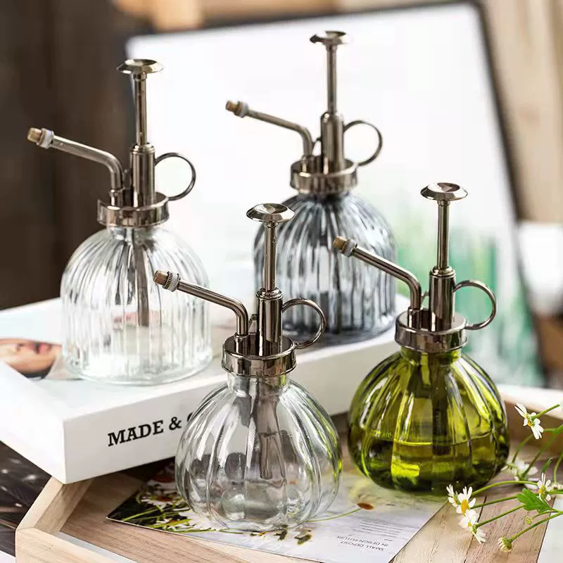 Рельефный винтажный стеклянный ваза лейка для украшения ins Ветер опрыскиватель небольшой напор для душа ваза оптом