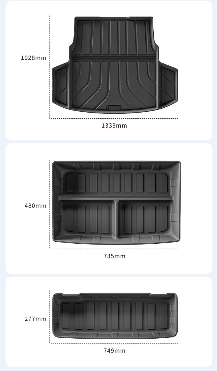 TPE Car Floor Mats for Xiangjie S9/S9T 2024-2026