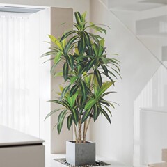 大型着地シミュレーション緑植ブラジル木盆栽家庭インテリア装飾装飾装飾シミュレーション木ブラジル鉄植物