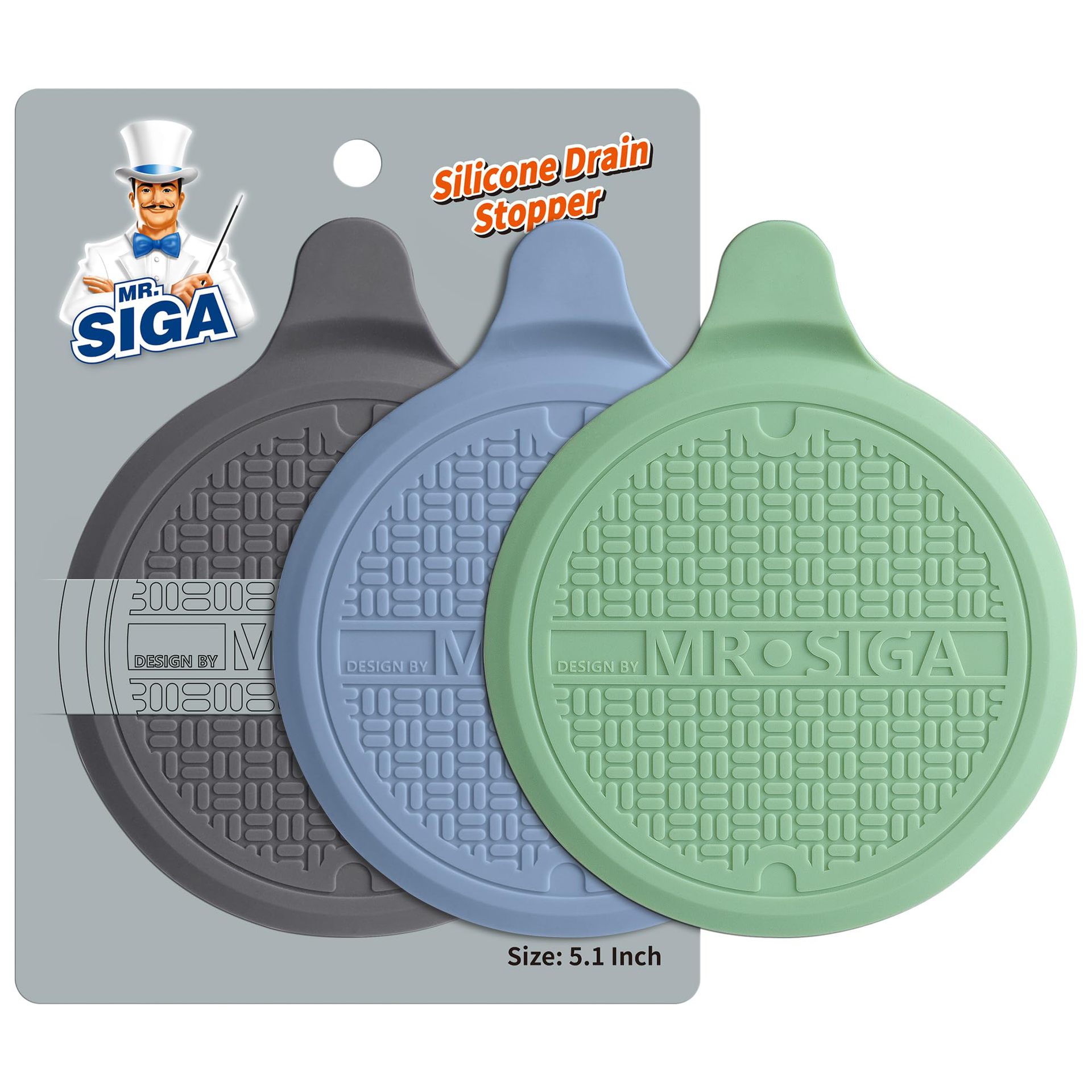Silicone Drain Cover Bathroom Drain Mat Hair Anti-Clogging Filter Sewer Outlet Filter Net Silicone Bathtub Plug