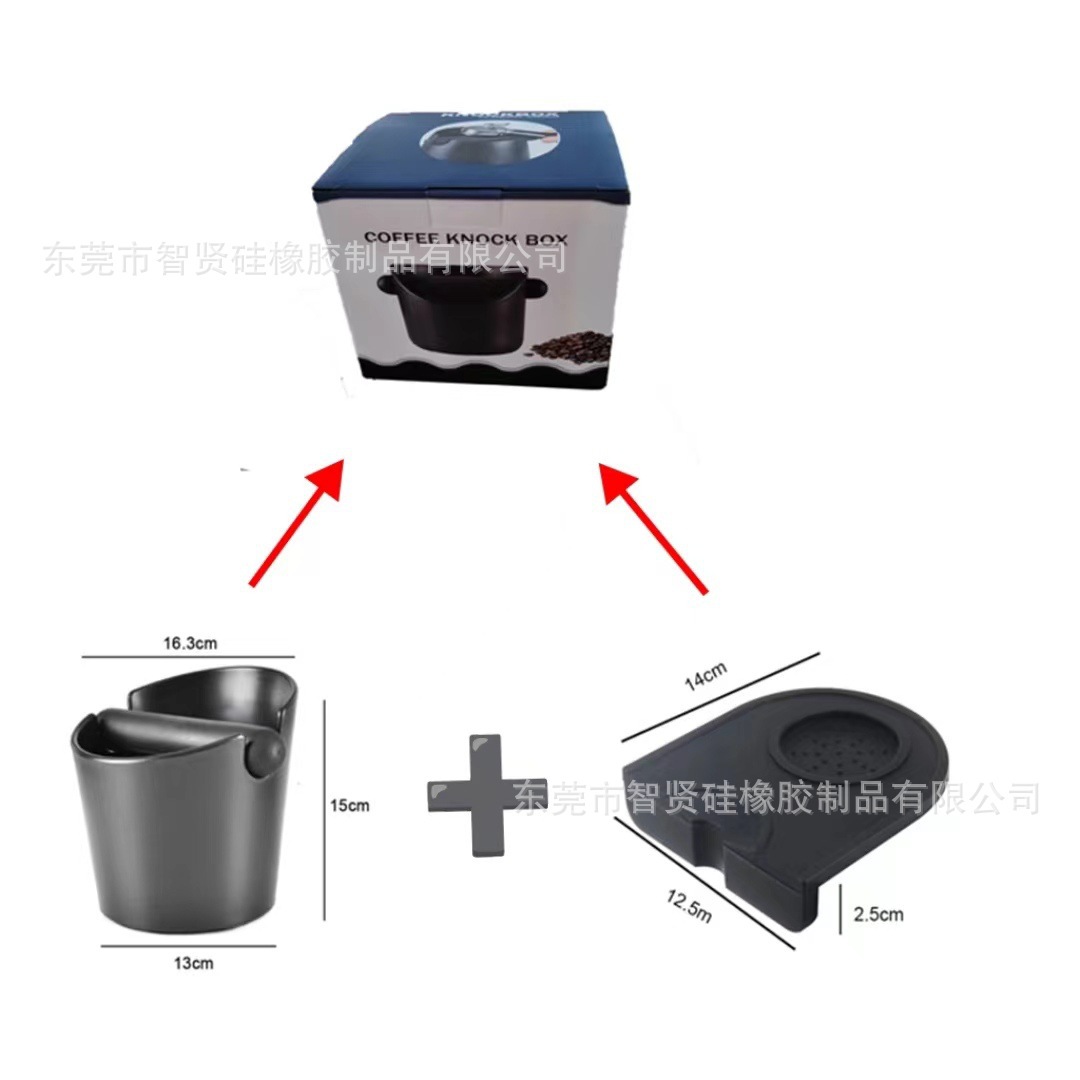 Las ventas directas de la fábrica italiana de residuos de café barril de residuos de café en polvo residuo barril caja de residuos ABS knock residuo de café barril de reciclaje de residuos de barril