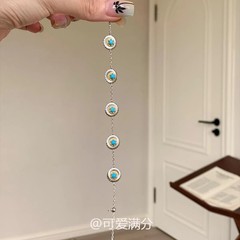 「若夢浮光」中古の糸は緑松石のデイジーのブレスレットの復古的な軽豪華な小衆に似せています。