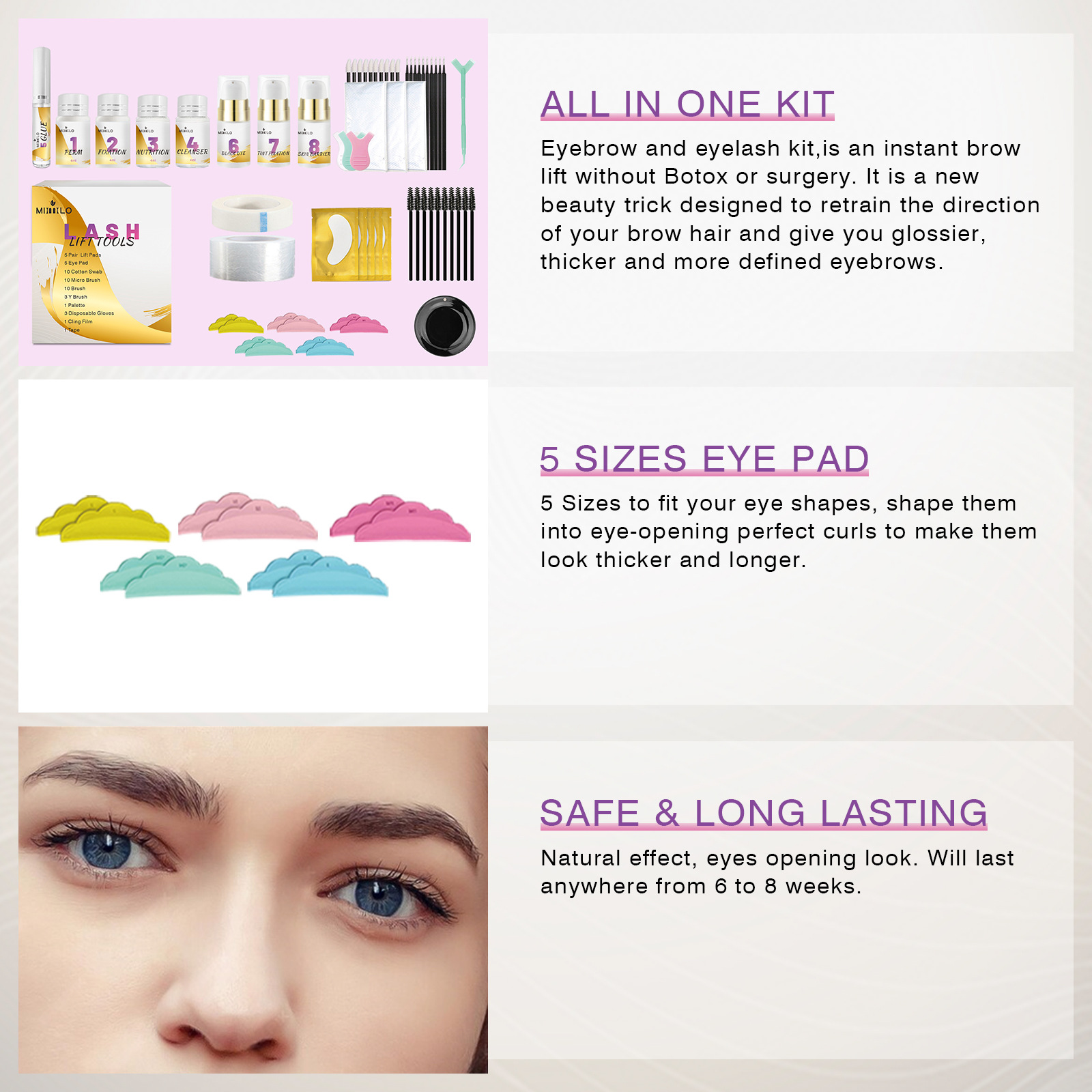 Simple set for eyelashes, (Cross-border trading)