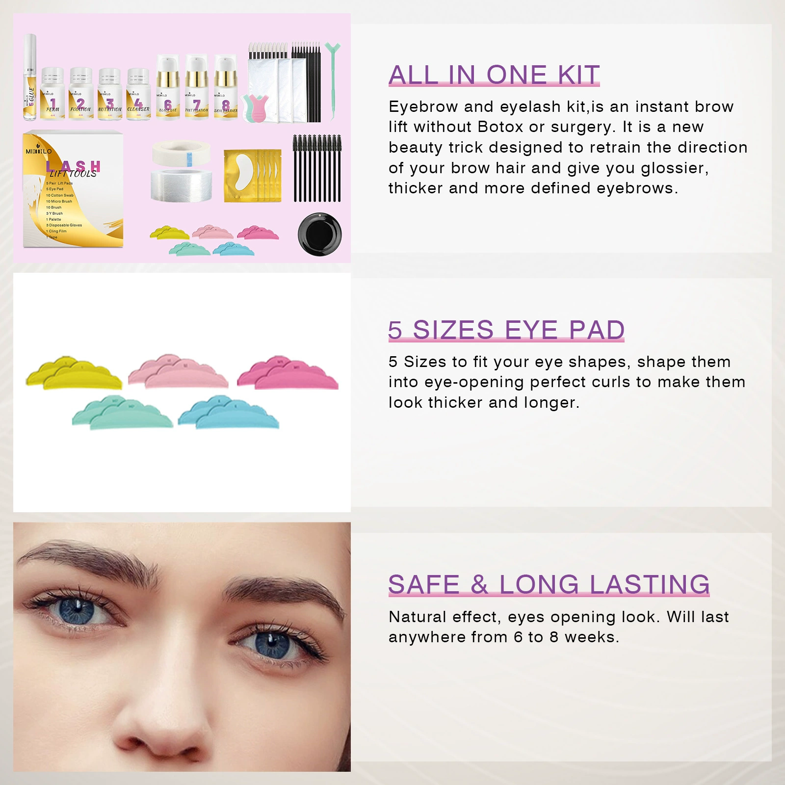 Simple set for eyelashes, (Cross-border trading)