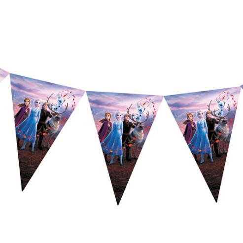 Triángulo bandera colección bebé cumpleaños fiesta decoración tire bandera colorido bandera cumpleaños tire flor cumpleaños diseño banner fuente de fábrica