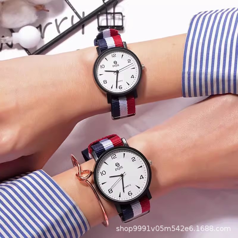 Personalized Creative Student Watch, Feminine, Simple Couple, Korean Version, Retro Literary Ins, Preppy Trend, Female Forest Style