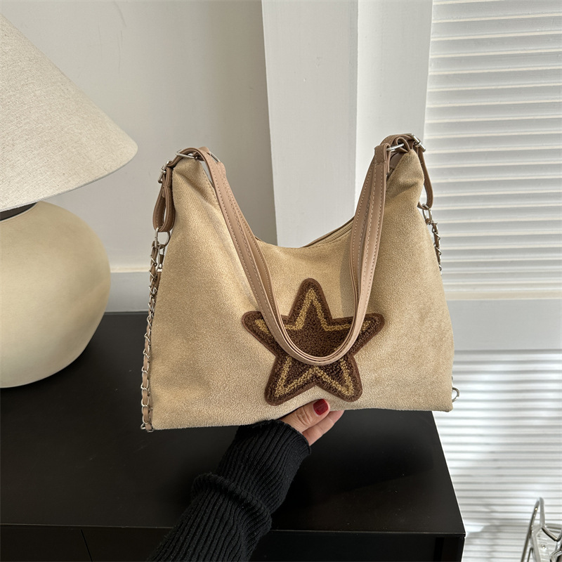 2023 nuevo bolso de cercanías retro simple personalidad de la moda ins esmerilado mochila de gran capacidad bolso de hombro