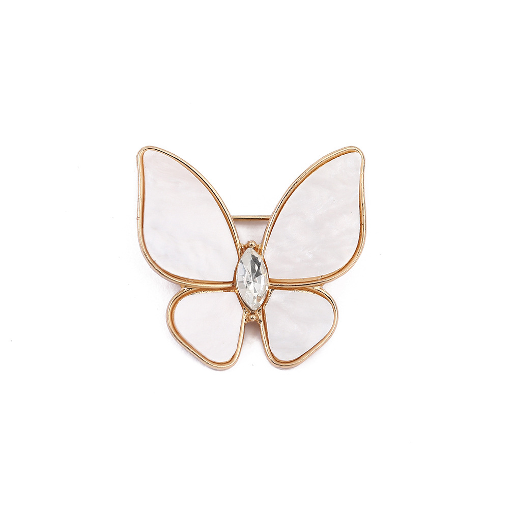 15g Weight Brooches Classification Daily Occasion Alloy Material Butterfly Pattern Women'S Gender Plating Design Fashion Style Fashion Pin Butterfly Alloy Plating Women'S Brooches 11
