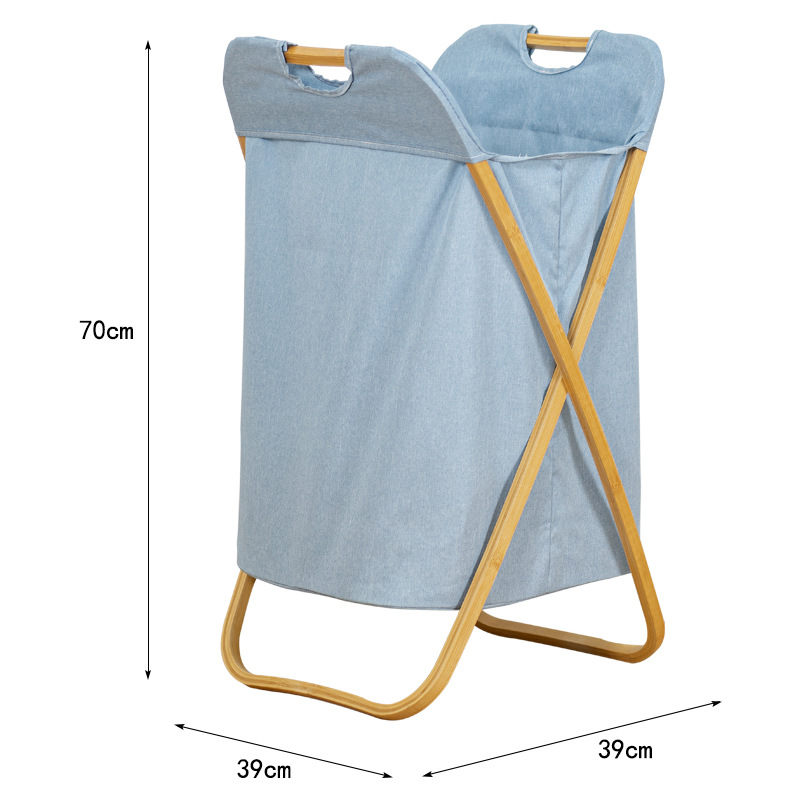 Simple ropa sucia cesta de almacenamiento ropa sucia cesta de estilo japonés plegable hogar impermeable ropa cesta