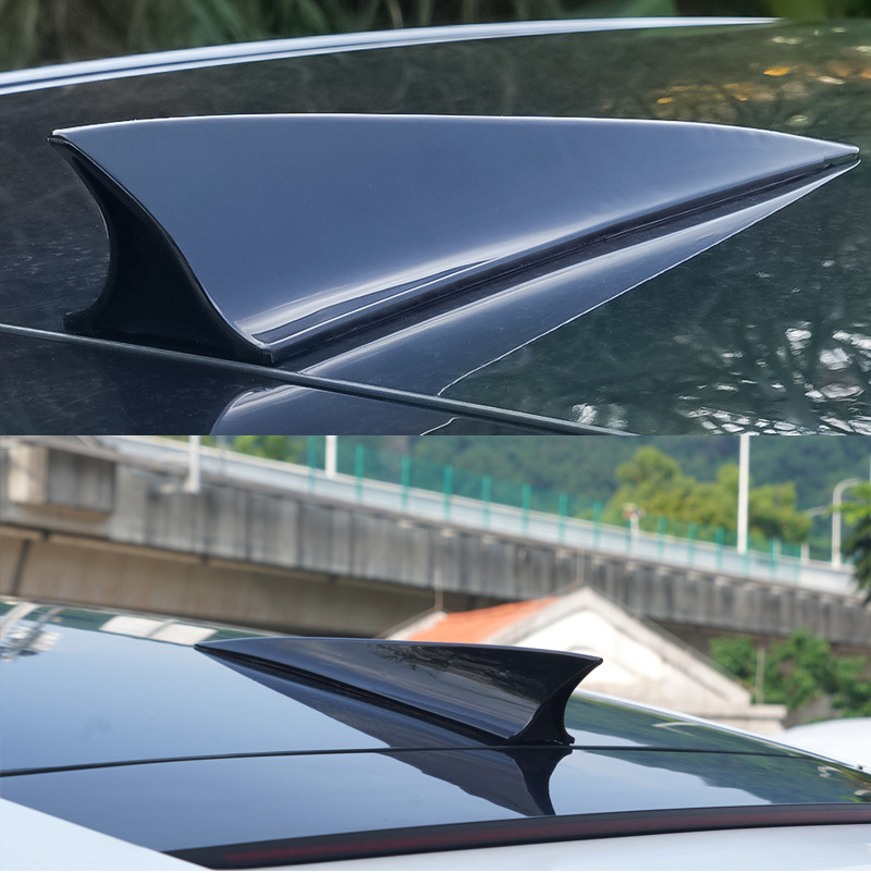 Cross-Border Car Shark Fin Antenna Decoration, Specialized for Car Roof Modification, Universal Type Antenna, No-Drill Decoration