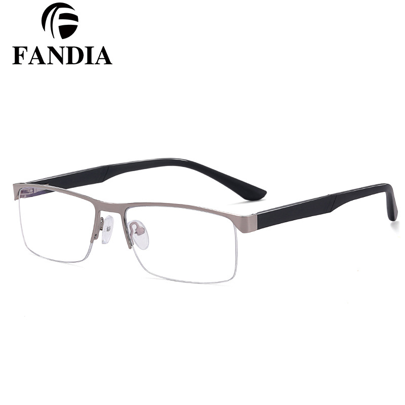 91310 personalidad gafas de luz marco tendencia de la moda gafas marco de los hombres al por mayor de metal casual medio marco gafas marco