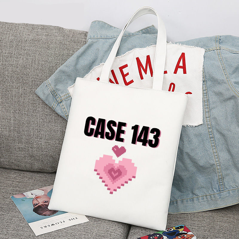 Niños calmados maxident periférico impreso lienzo bolso de hombro estudiante bolsa de compras portátil comercio exterior global