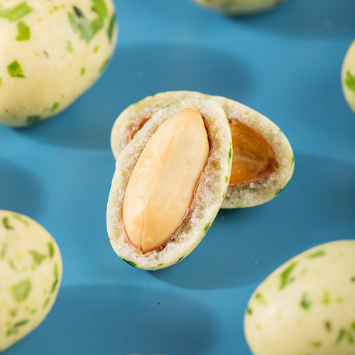 Seaweed flavored fish skin peanuts 500g canned crispy peanuts Japanese beans 8090s nostalgic snacks roasted seeds and nuts snacks