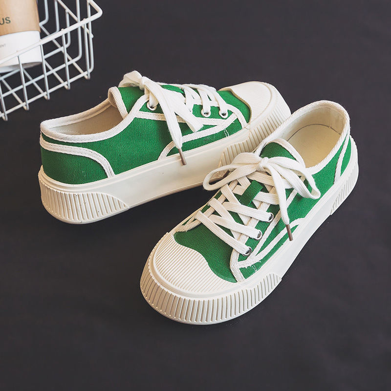 비스킷 캔버스 슈즈 [그린]