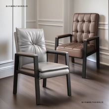 棋牌室简约打麻将椅子靠背家用舒适久坐电脑椅麻将机椅子四把一套