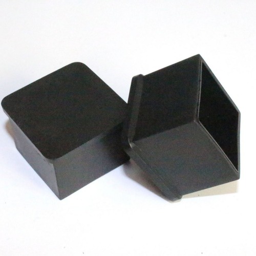 Square plastic foot cover, plastic tube cap, PVC square tube sleeve, stainless steel pipe table and chair leg cover, anti-slip foot pad