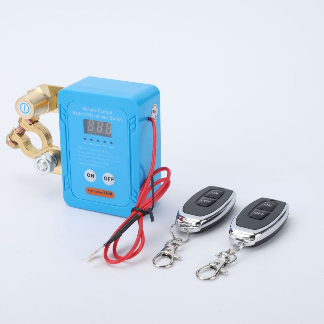 跨境汽车电瓶断电器数显电池配件3mA待机耗电量汽车电瓶断电开关