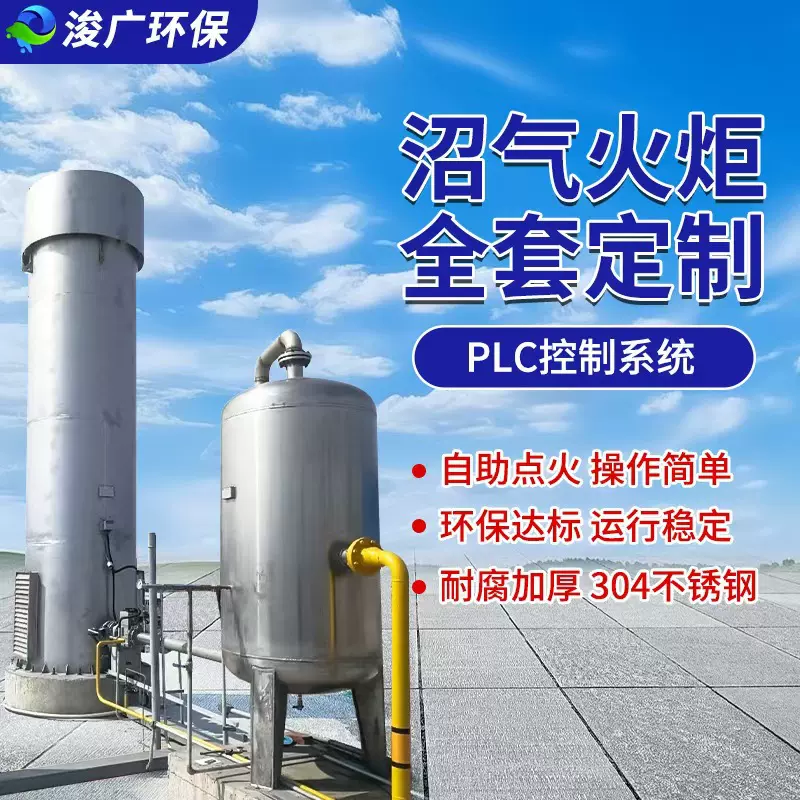 沼气火炬设备 大型耐火材料燃烧器 厌氧塔脱硫净化 304不锈钢材质