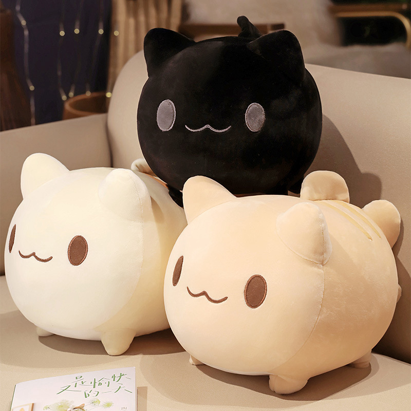 Dibujos Animados lindo fishttail gato muñeca dormir almohada chica ragdoll juguete muñeca almohada regalo