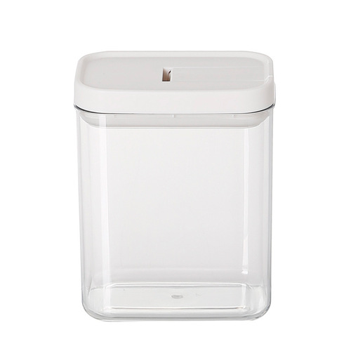 Plastic sealed jar wholesale food grade coffee beans kitchen household snacks grains transparent storage storage jar