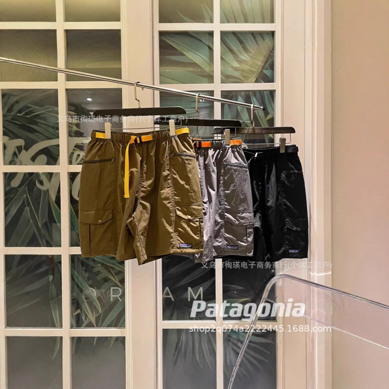 Cross-Border Same Style Patagonia Pat Outdoor Multi-Pocket Nylon Workwear Waterproof Shorts Drop Shipping