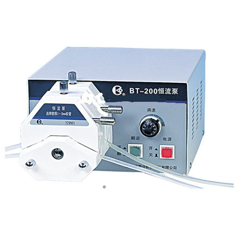 Многоканальный насос постоянного расхода BT-200 Перистальтический насос BT-200B Двухканальный насос постоянного расхода с цифровым дисплеем BT-200D