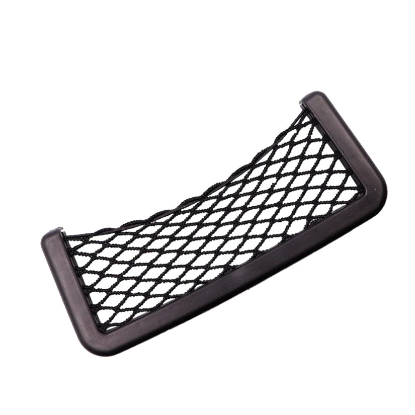 Organizador de bolsillo con red para almacenamiento en el asiento del coche, bolsa de almacenamiento para montar en el coche, bolsa colgante para el respaldo del asiento, suministros para el coche, resistente a la presión.