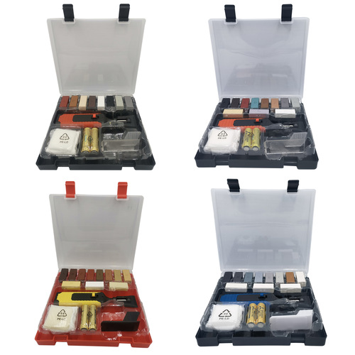 Cross-border furniture floor repair kit resin wax filling beauty seam tool hole scratch repair kit