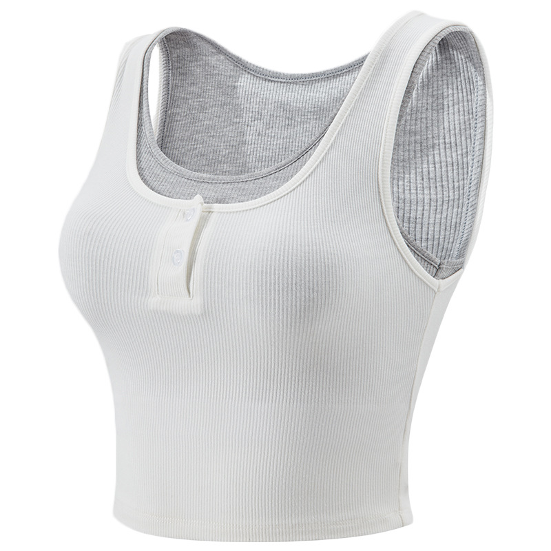 Cross-border Yoga T-shirt with Chest Pad Women's Short Navel Fitness Top Tight Breathable Sportswear Short Sleeve Slimming New