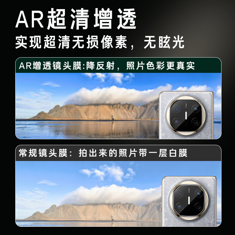 La película de la lente es adecuada para la película del teléfono móvil Huawei x6 ar película permeable x5 película templada de almacén libre de polvo película antirreflectante x6 película de la lente