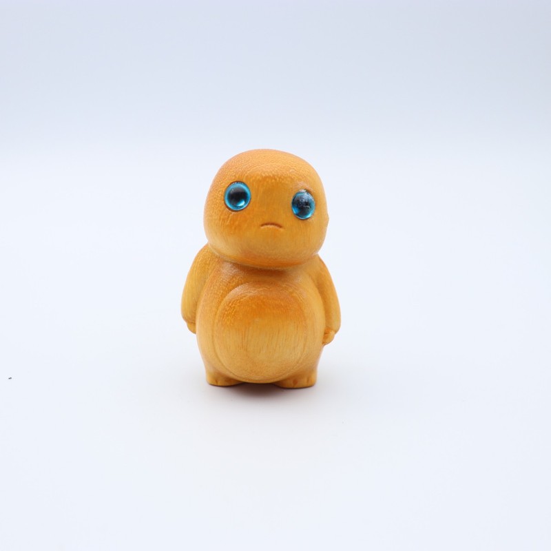黄楊木木の彫刻喜獅子臨門の取っ手の件の茶は獅子をかわいがります。|undefined