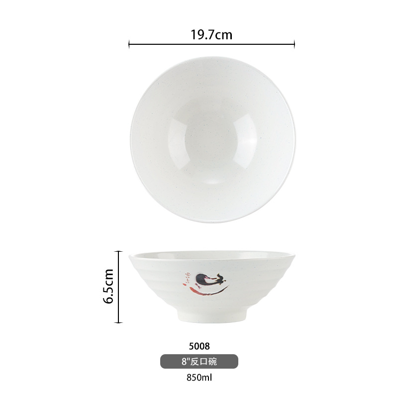 Berenjena melamina olla caliente barbacoa plato tazón de melamina de comercio exterior A5 vajilla