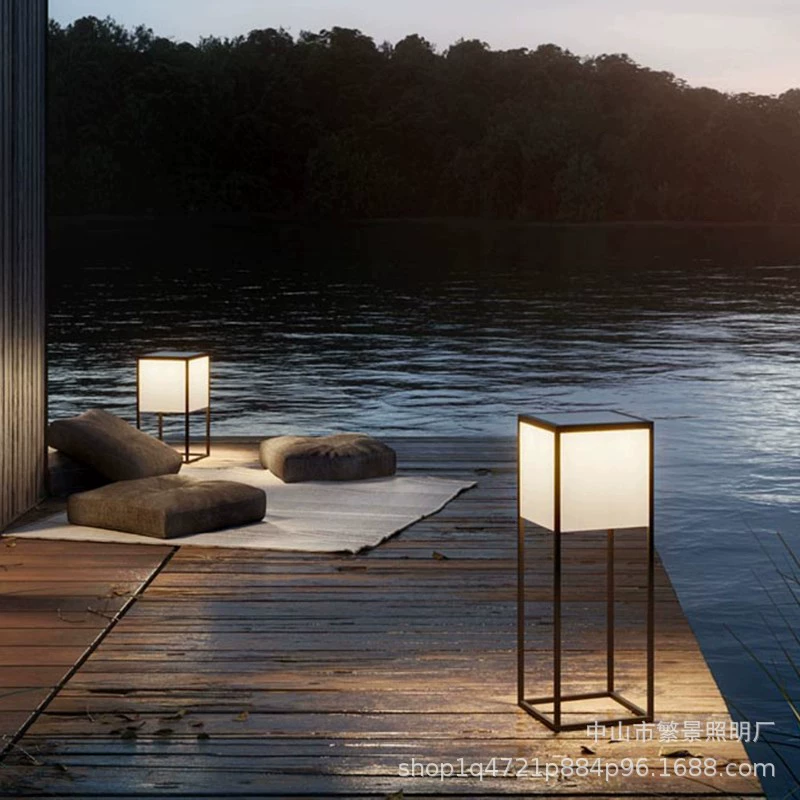 Китайский дворовый светильник, уличный водонепроницаемый японский стиль, дом, сад, терраса, балкон, уличный газон, атмосфера, декоративный торшер