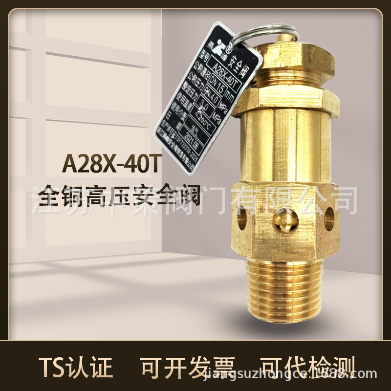 A28X-40T A28X-25T空压机弹簧式安全阀 DN10 15 20 25 32 40 50