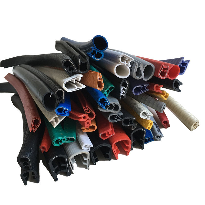 厂家直销三元乙丙密实橡胶条异型密封条包边装饰条PVC彩色带骨架