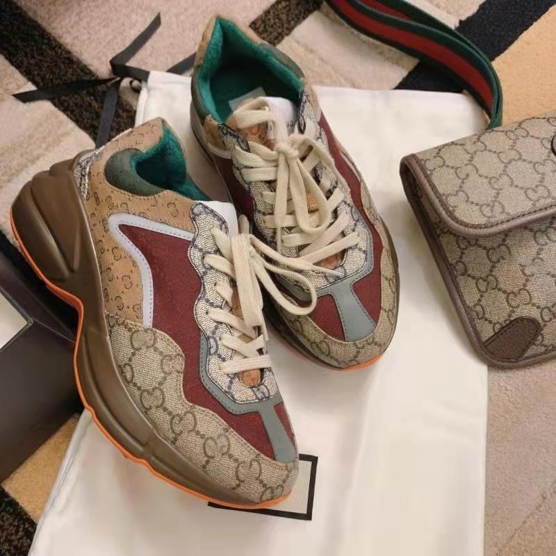 G Family Parquet Torre Shoes 2022 Summer New Round Head Increased Thick Bottom Sports Women's Shoes Casual Couple Flat Shoes