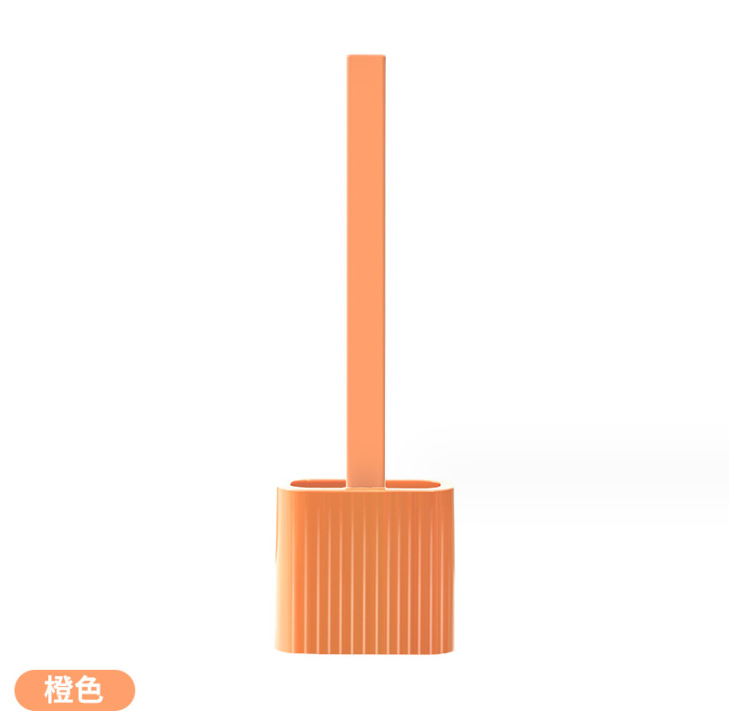 Cepillo de limpieza de inodoro de pegamento blando de mango alargado conjunto de cepillo de limpieza de inodoro doméstico cepillo de limpieza de inodoro 2 en 1 cepillo de limpieza