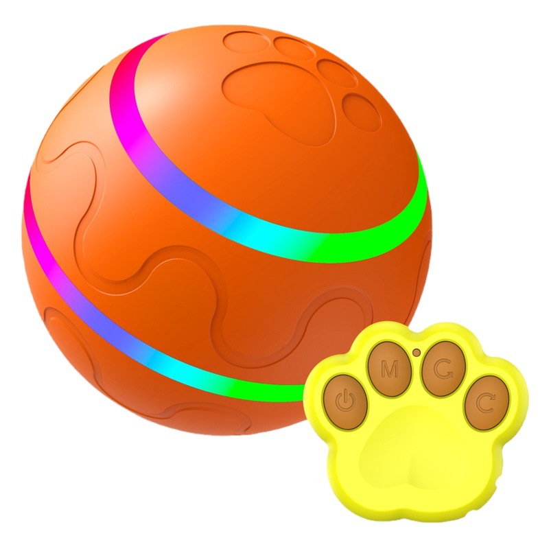 TEMU popular mordedura resistente al juguete del animal doméstico perro automático Bola de juguete eléctrico inteligente Bola de control remoto Bola de salto de gravedad