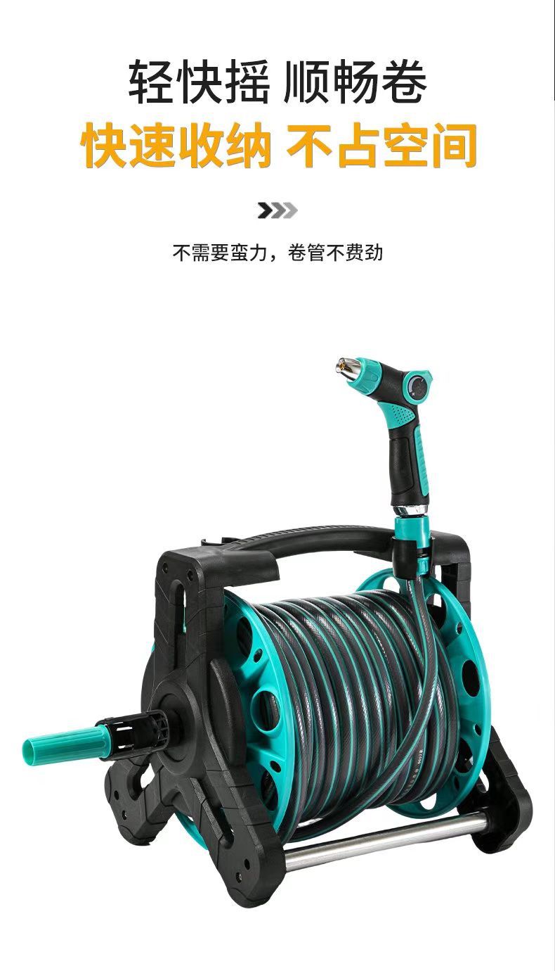 Household High-Pressure Car Wash Water Gun Hose, Garden Hose, Plastic Pipe, Hose for Watering Flowers, Hose for Connecting to the Water Faucet Set