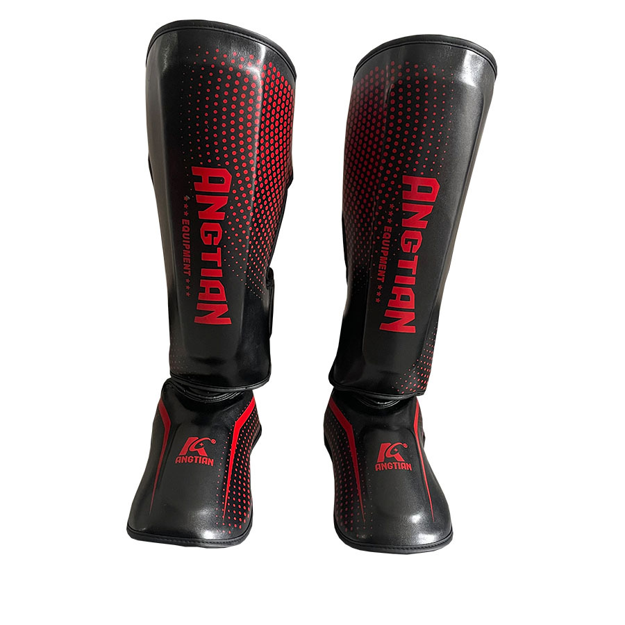 Fábrica Angtian personalizada protector de piernas, protector de pies, lucha libre, protector de tibia, entrenamiento de lucha, protector de piernas image 3