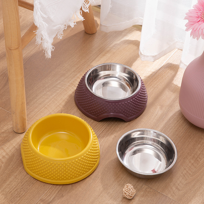 Inventario de comida para perros para mascotas tazón de acero inoxidable anti-derrapante antifolque tazón para perros tazón para gatos tazón para mascotas tazón para perros tazón de agua al por mayor
