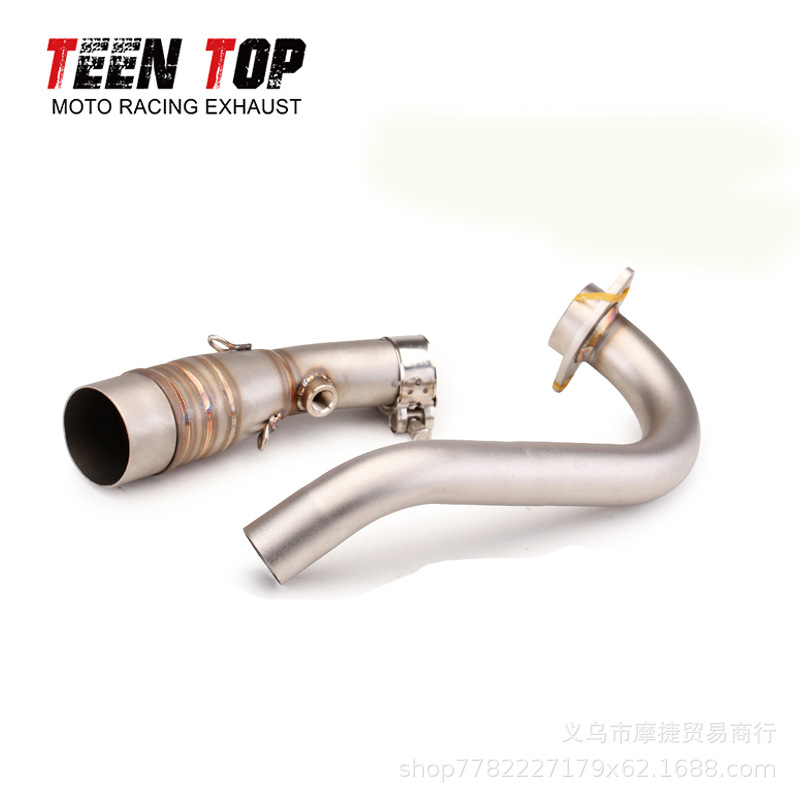 Suitable for Yamaha Xmax300 Front Section Full Section Exhaust Pipe Modification Xmax300 Scorpio Carbon Fiber Tail Section 17+