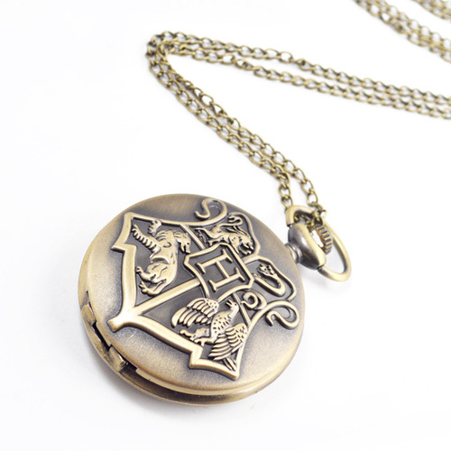 Retro Flip Pocket Watch Wholesale Harry Potter Snitch Pocket Watch Unisex Cartoon Quartz Pocket Watch